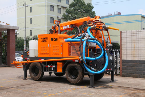 KC2512W robotachtig Shotcrete Machine10t Gewicht voor Werkende de Sectietunnel van Midium