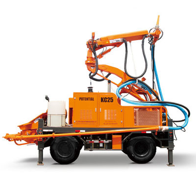 KC2512W concreet Bespuitend Materiaal, Robotachtige Shotcrete Manipulator Diesel Motormacht