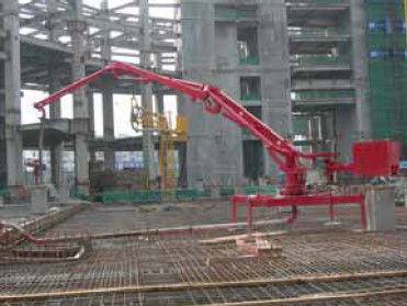 De Concrete Pomp die van de elektrosysteemspin Boom Draadloze HG17 plaatst